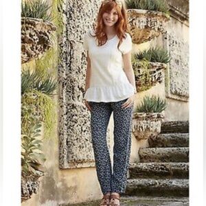 Matilda Jane pants floral Women's Hello Lovely Blue Blossom size‎ Medium